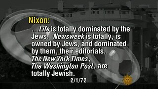 U.S. President Nixon Thoughts On Jews