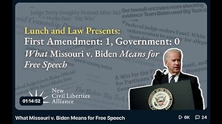 Captioned - What Missouri v. Biden Means for Free Speech