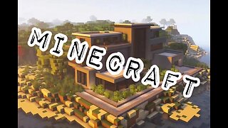 Building a modern villa in Minecraft