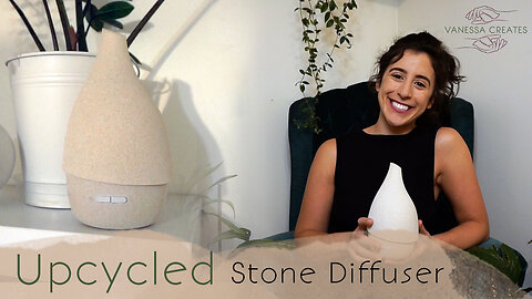 Thrift Flip: Vitruvi Inspired Stone Oil Diffuser Upcycle