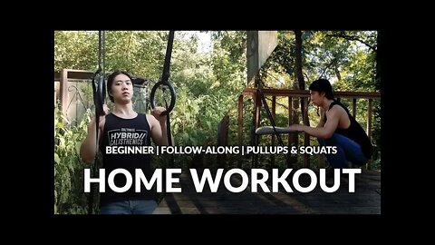 Day 2: Pullups & Squats | Beginner's Home Workout