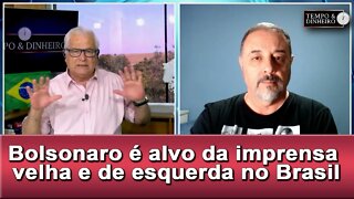 Bolsonaro é alvo da imprensa velha e de esquerda no Brasil