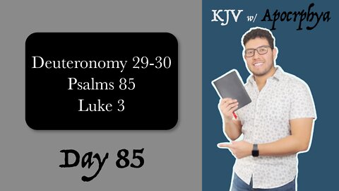 Day 85 - Bible in One Year KJV [2022]