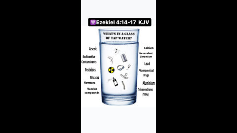 WHAT GOES INSIDE YOUR BODY WHEN YOU DRINK TAP WATER🕎Ezekiel 4;10-16 “defiled among the gentiles”