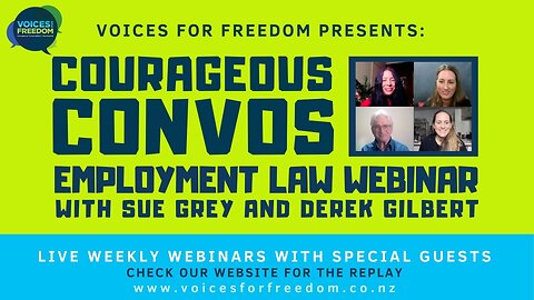 Employment Law Webinar with Sue Grey and Derek Gilbert