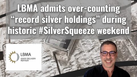 LBMA “error” miscounted silver supply by same amount added during #SilverSqueeze weekend