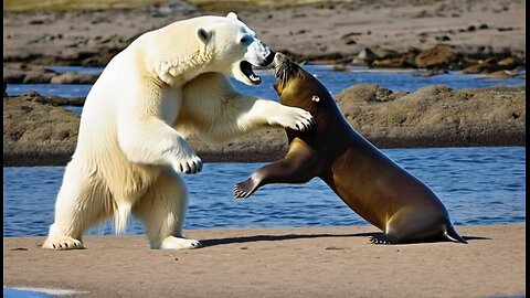 Unleash the Wild: Polar Bears vs. Sea Lions - Nature's Epic Showdown
