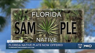 Florida native plant license plate now available