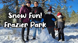 Fraizer Park Snow Fun 2021 Free Snow Play In Southern California