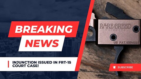 Breaking! Judge O'Connor Issues Injunction Against ATF Over FRTs! (NAGR V. Garland)