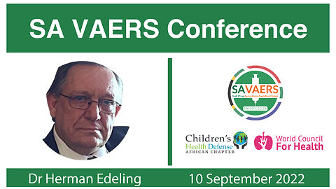 Dr. Herman Edeling with SAVAERS - Conference 10th September 2022