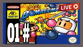 PLATINANDO: Super Bomberman (SNES) AO VIVO Inicio do game