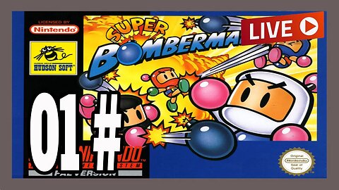PLATINANDO: Super Bomberman (SNES) AO VIVO Inicio do game