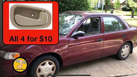 How To Replace Interior Door Handle On Toyota Corolla