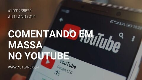 Robô para Comentar em Massa no YouTube, como ter comentários em seus vídeos, SEO com Comentários