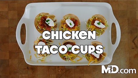 How to Make Chicken Taco Cups | MDelicious
