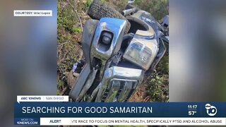 Santee man searching for Good Samaritan following accident on Hwy 67