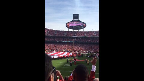 Entire Stadium of Chiefs Fans Sing National Anthem After Ashanti's Mic Trouble