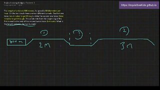 Trains Crossing Bridges: Problem 3