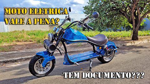 MOTO ELÉTRICA VALE A PENA? BARATA PARA USAR? TEM DOCUMENTO?