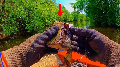 I Found The Smallest Wrapped Package Magnet Fishing This Backwoods Canal!
