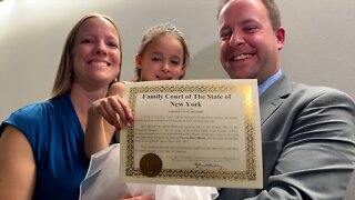 5-year-old girl officially adopted by family that fostered her for 1,954 days