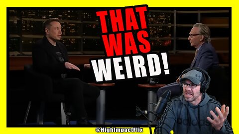 Breaking Down Elon Musk's STRANGE Bill Maher Interview