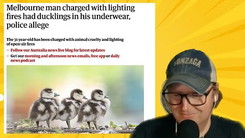 Arsonist caught with ducklings hidden in his pants
