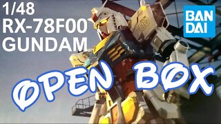 Bandai 1/48 Scale Gundam RX-78F00 Gundam Factory Yokohama Open Box - # 196