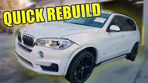 Can we Rebuild this Totaled BMW X5 in TWO DAYS?