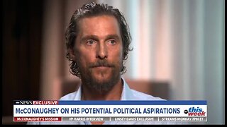 Matthew McConaughey On If He'd Run For Office