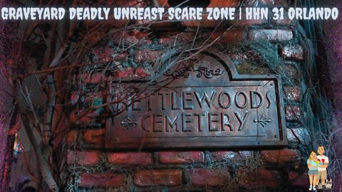 Graveyard Deadly Unrest Scare Zone 4k | HHN31 Universal Orlando