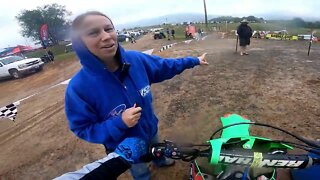 I tried to practice, but it was a muddy mess ! | Pro Sport MX | Session 1