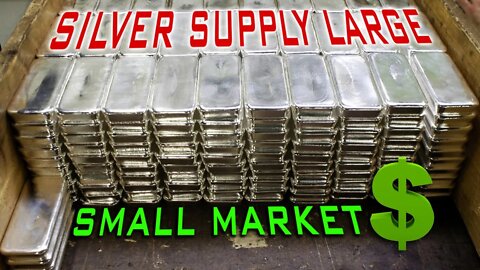 Above Ground Silver Supply Is Large But Market Is Small!