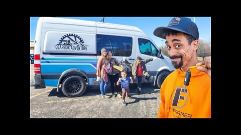 Family of 5 in this Camper Van | TINY House on wheels