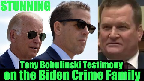 STUNNING Tony Bobulinski Testimony on the Biden Crime Family