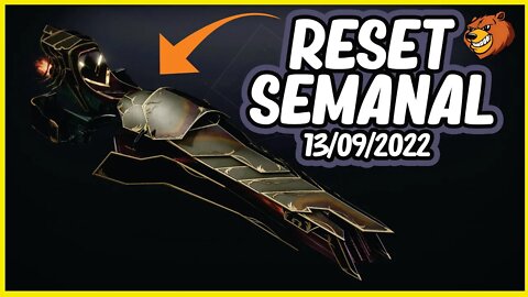DESTINY 2 │ RESET SEMANAL ARMAS DETALHADAS CONFIRA 13/09/2022