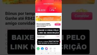 AS 3 FORMAS DE GANHAR DINHEIRO NO APP KWAI