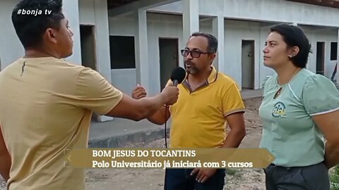 Primeiro Polo Universitário de Bom Jesus do Tocantins Já Iniciará Com 3 Cursos