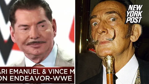 WWE's Vince McMahon's bizarre new 'Salvador Dali' mustache goes viral
