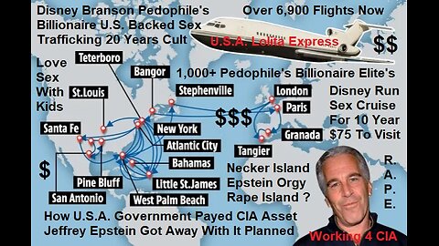 How U.S.A. Government Payed CIA Asset Jeffrey Epstein Got Away With It As Planned