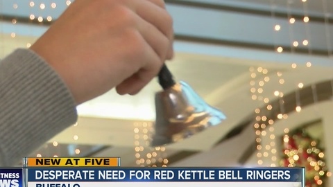 Salvation Army Red Kettle Bell-ringers desperately needed in Western New York