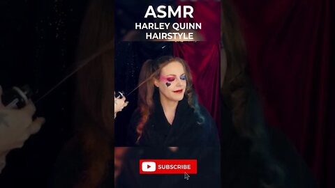 ASMR 😈 Harley Quinn, Hair Style & Brushing #Shorts Tingly, Soft Whispers
