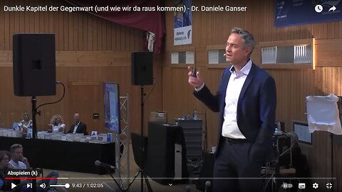 Dunkle Kapitel der Gegenwart Dr. Daniele Ganser