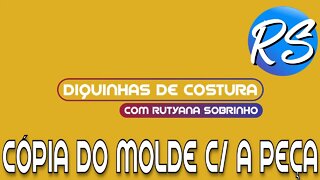 Confira a Cópia do Molde com a Peça - DEP 67