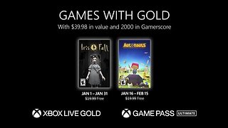 RapperJJJ LDG Clip: Xbox Games With Gold Free Games For January 2023 Revealed