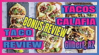 How One Taco Place Left Me Speechless... Conquering Tacos Calafia in Gilbert, AZ