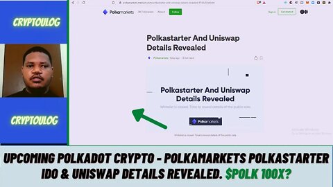 Upcoming Polkadot Crypto - Polkamarkets Polkastarter IDO & Uniswap Details Revealed. $POLK 100X?