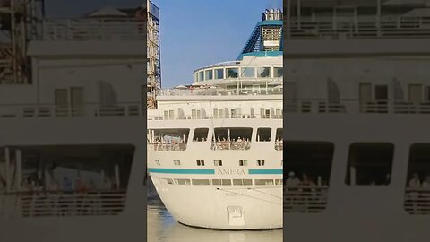 Breathtaking Cruise ship Old port #montreal #viralvideo #travel