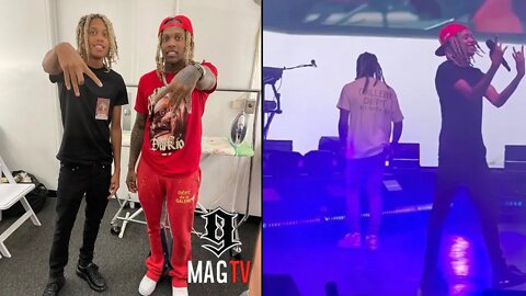 Lil Durk Brings Perkio Out On Stage At His Miami Concert! 😱